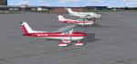 Cessna 150 Aerobat C and F Models red and white N2772F Textures